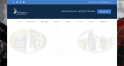 Desktop Screenshot of albabagpipes.com